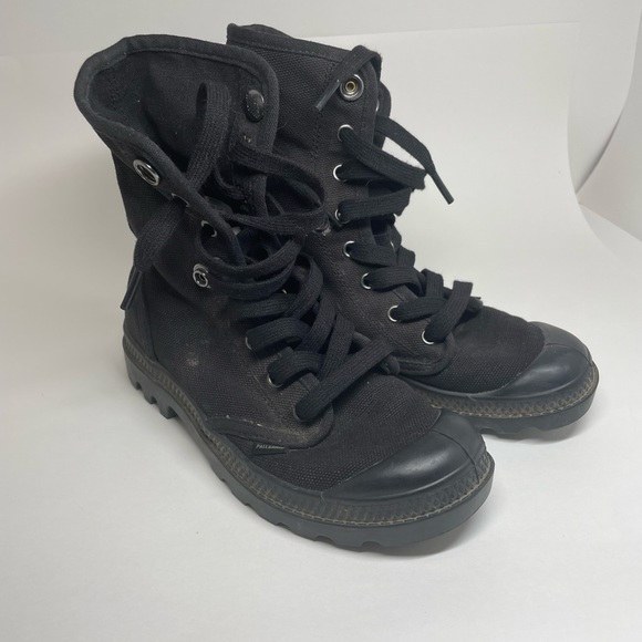 Palladium black high-top sneaker/boot hybrid - Picture 7 of 8